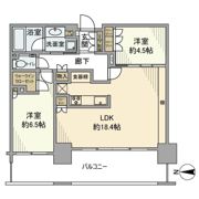 品川イーストシティタワーの間取り画像