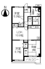 ベルクラントの間取り画像