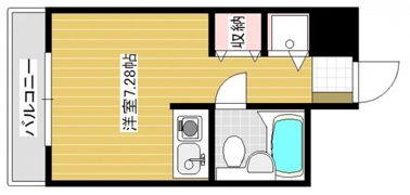 朝日プラザアムネット天満町の間取り画像