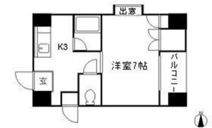 シャトレ平田の間取り画像