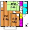 ソレジオ浜中 Bの間取り画像