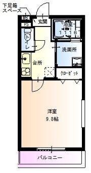 フジパレス服部本町Ⅰ番館の間取り画像
