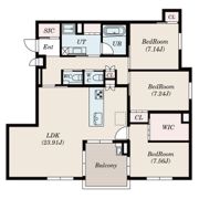 レジーナコート上杉の間取り画像