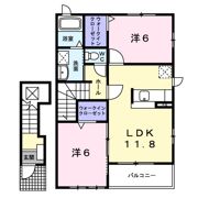 アーバンちくま 2番館の間取り画像