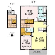 ラルフェ青木島Ⅲの間取り画像