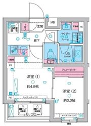 ジェノヴィア綾瀬Ⅲの間取り画像