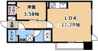 ベルヴィ石山の間取り画像