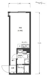 BASE三ツ沢下町の間取り画像