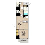 フロンティアコート堺筋本町の間取り画像