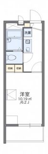 レオパレスフローラルの間取り画像