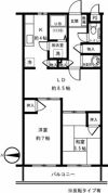 ファミーユ柳沢の間取り画像