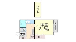 ハイム将軍通の間取り画像