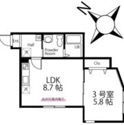 ハーミットクラブハウス桜木町JiNの間取り画像