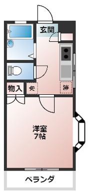 K1ビルの間取り画像