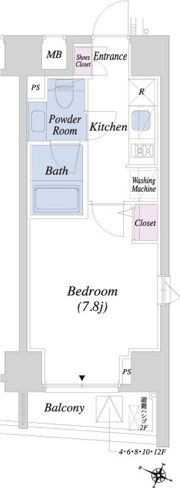 THEATER COURT本駒込の間取り画像