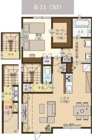 ユーソニアン三条・東新保Aの間取り画像