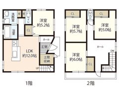 吉村邸（亀山5丁目）の間取り画像