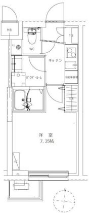 ジェノヴィア蕨の間取り画像