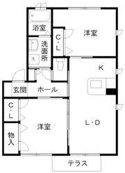 MAST COURT豊岡Bの間取り画像