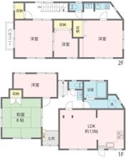 渋谷区本町5丁目戸建の間取り画像