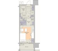 パークアクシス心斎橋の間取り画像
