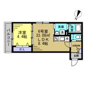 AJ南行徳Northの間取り画像