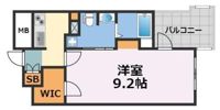 ルーセントオーデン難波の間取り画像