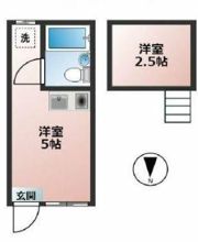 カレッジライフ鶴瀬の間取り画像