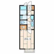 リビオン ホリの間取り画像