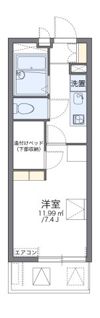 レオパレスパインフィールドの間取り画像