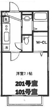 エルメゾンMの間取り画像