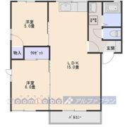 エクレール富澤Bの間取り画像