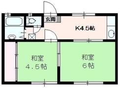 コーポラス新屋の間取り画像