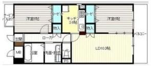 プランドール藤久の間取り画像