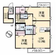 プロヌーブ丸亀の間取り画像