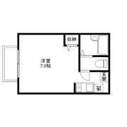 コーポユーカリの間取り画像