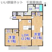 グレイス若草の間取り画像