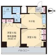 ベイステート安間の間取り画像