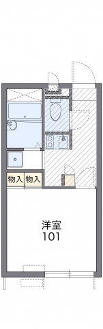 レオパレスフリーダム南金目Ⅷの間取り画像