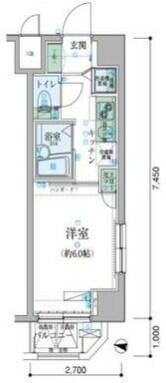 リヴシティ横濱新川町の間取り画像