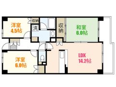はすが丘パークマンションの間取り画像