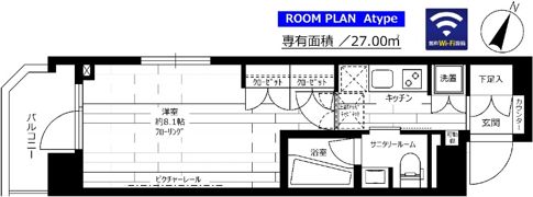 グランドコンシェルジュ大森本町Ⅰアジールコートの間取り画像