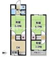 米崎町テラスハウスの間取り画像