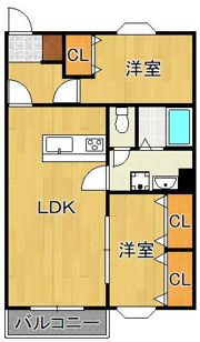 エスポワールの間取り画像