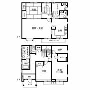 世田谷区尾山台3丁目戸建の間取り画像
