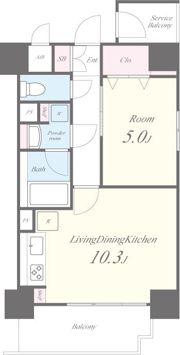 ウルバーノイリスの間取り画像