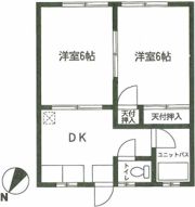 松平荘の間取り画像