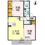 ソレイユ千田 E棟の間取り画像