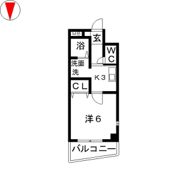 レーベン新城の間取り画像