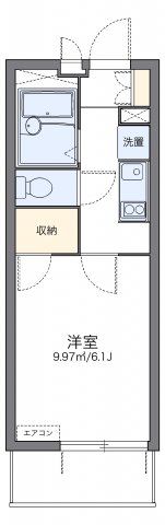 レオパレスKT今池の間取り画像